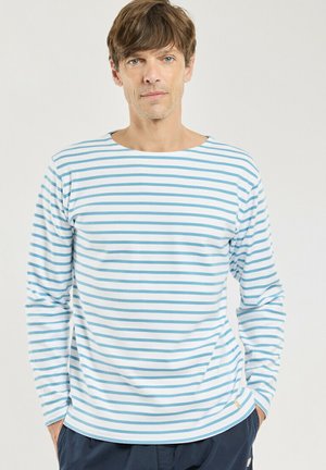 Armor lux, T-shirt à manches longues - blanc waterfall