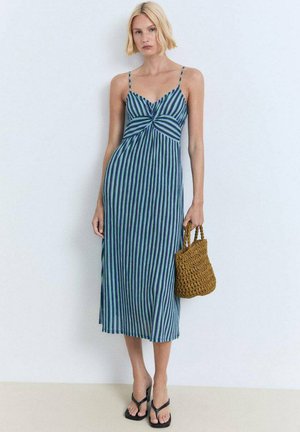 STRIPED   - Jurk - dark blue