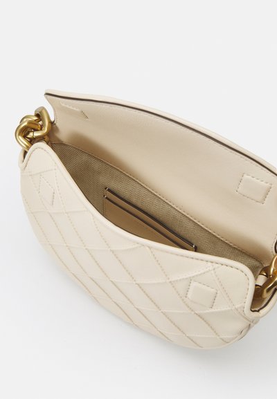 Tory Burch MINI FLEMING SOFT CRESCENT - Handtasche - new cream