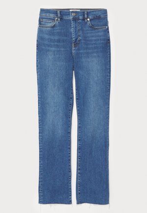 FRAME HIGH LONG RAW FRAY - Straight leg jeans - mermaid