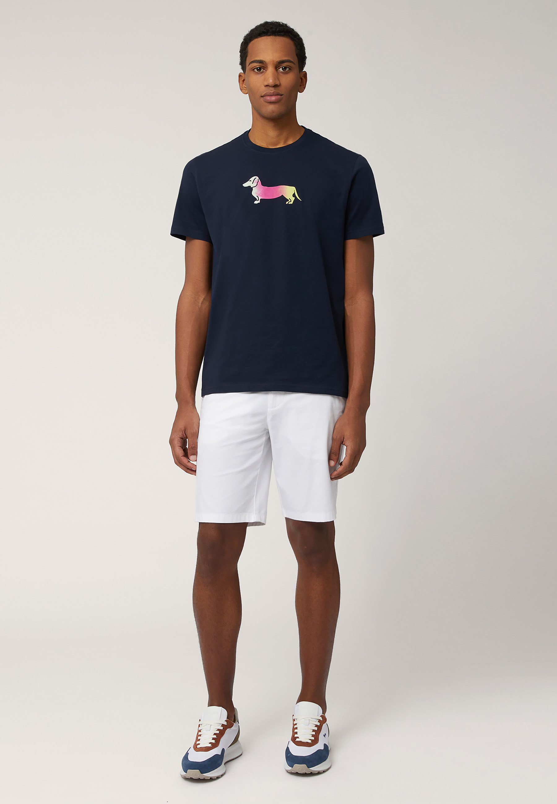 Shirtzshop Maglietta Uomo Con Mappa Della Bassa Sassonia A Impronta Digitale - Blu Navy, Taglia S
