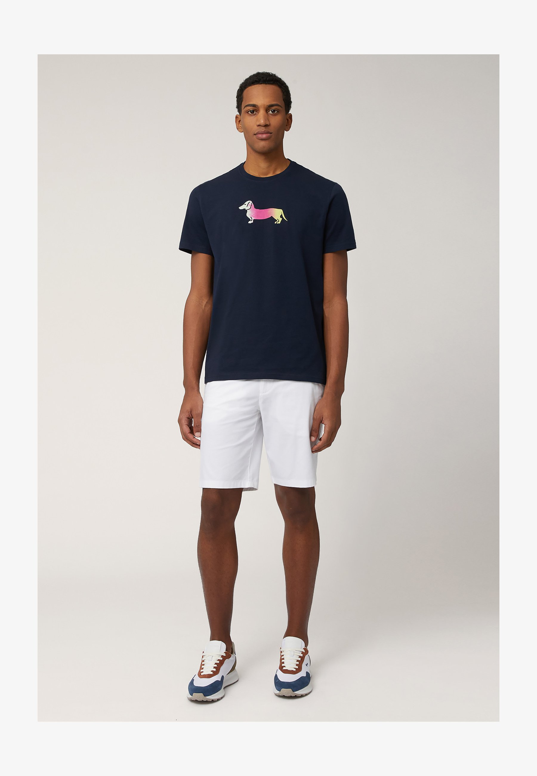 Shirtzshop Maglietta Uomo Con Mappa Della Bassa Sassonia A Impronta Digitale - Blu Navy, Taglia S