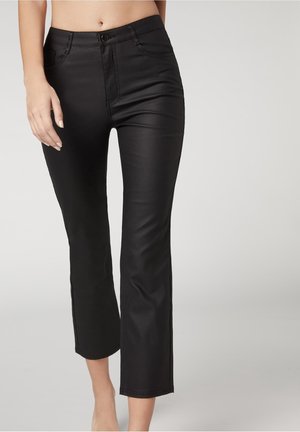 Trousers - black