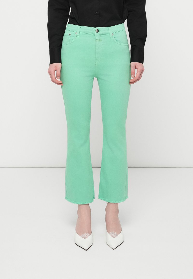 closed Flared Jeans groen