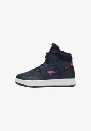 KangaROOS Sneaker high - dk navy daisy pink