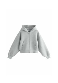REGULAR FIT - Majica s kapuljačom i patentnim zatvaračem - charcoal grey