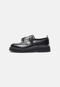 LEATHER - Obuća za navlačenje - black