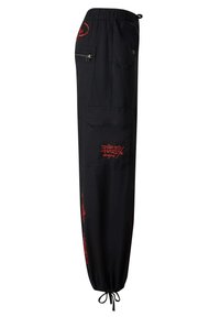 Ed Hardy DRAG-FLAME  - Cargo trousers - black