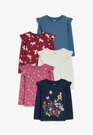 SET VAN 5 - LONGSLEEVE - Long sleeved top - dunkelblau