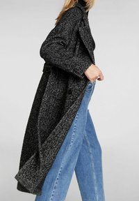 Oui Trenchcoat - mottled black