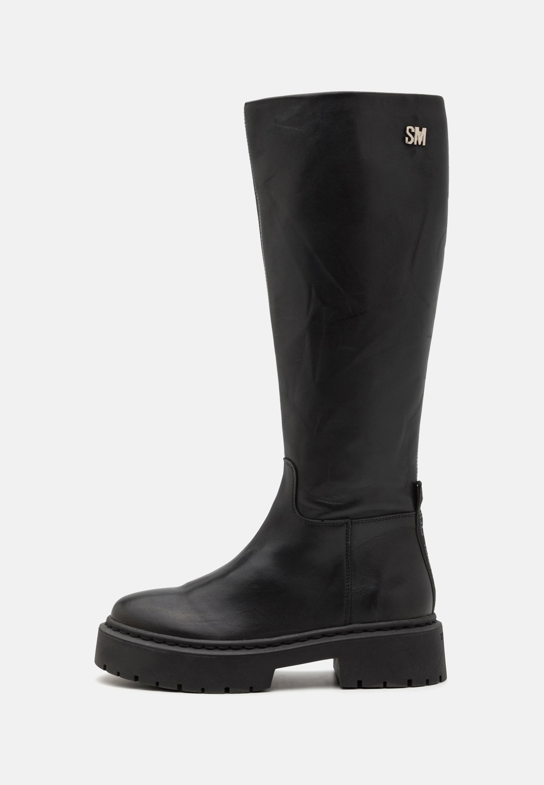 Bottes Femme Steve Madden - Talon 3 Pouces (environ 7,5 Cm) - Taille 10 - Cuir Daim Noir - Occasion