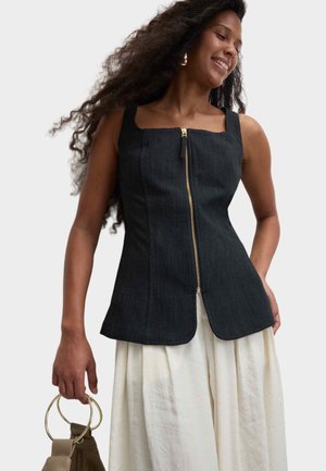 Vest - denim
