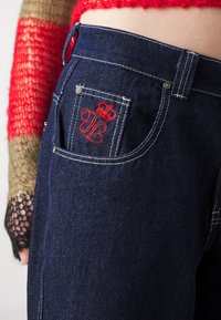 Jaded London COMET COLOSSUS - Široke hlačnice - blue denim