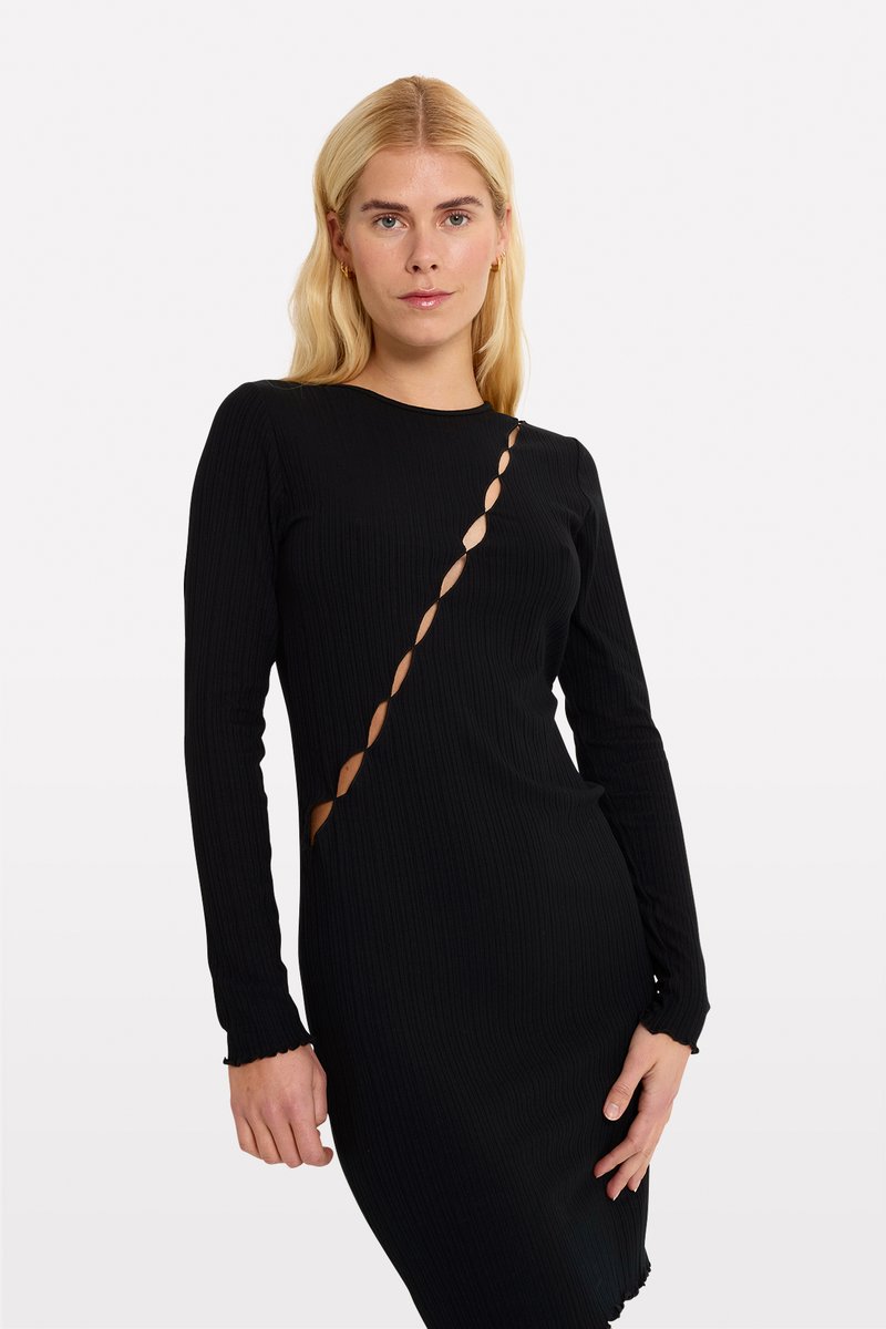 Envii - MALAWI DRESS - Fodralklänning - black, Förstora