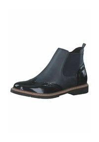 s.Oliver CHELSEA - Kauboi/mootorratturi poolsaapad - navy comb