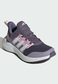 adidas Performance FORTARUN 2.0 CLOUDFOAM ELASTIC LACE STRAP - Scarpe da corsa su strada - shadow violet   cloud white   bliss lilac
