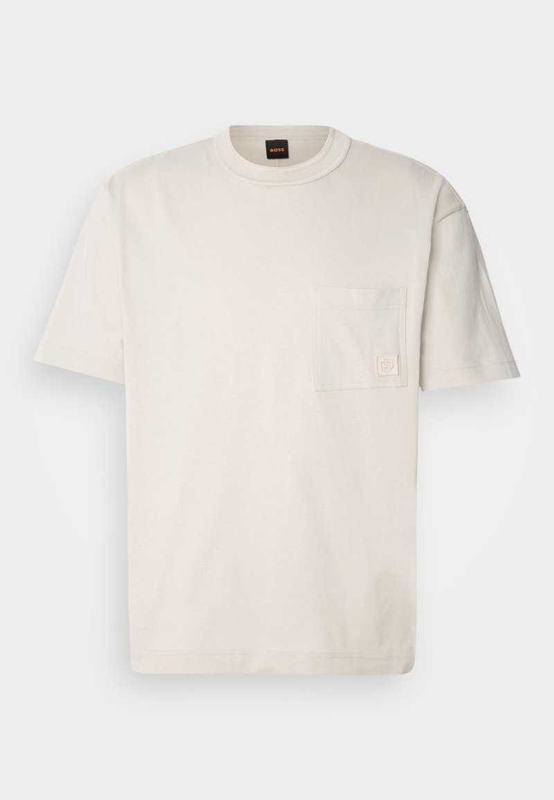 Boss T-shirt basic beige Boss T-shirt basic beige