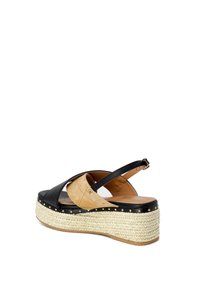 Alviero Martini Sandali con zeppa - black