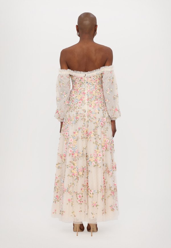 LUNARIA WREATH OFF SHOULDER LONG SLEEVE GOWN - Occasion wear - cream4