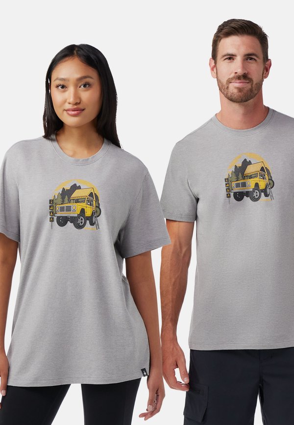 LONG WEEKEND GRAPHIC - T-Shirt print - light gray heather