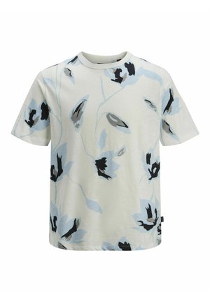 Jack & Jones PREMIUM, All Over Print - T-Shirt print - cloud dancer