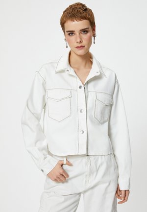 STONE - Jeansjacka - off white