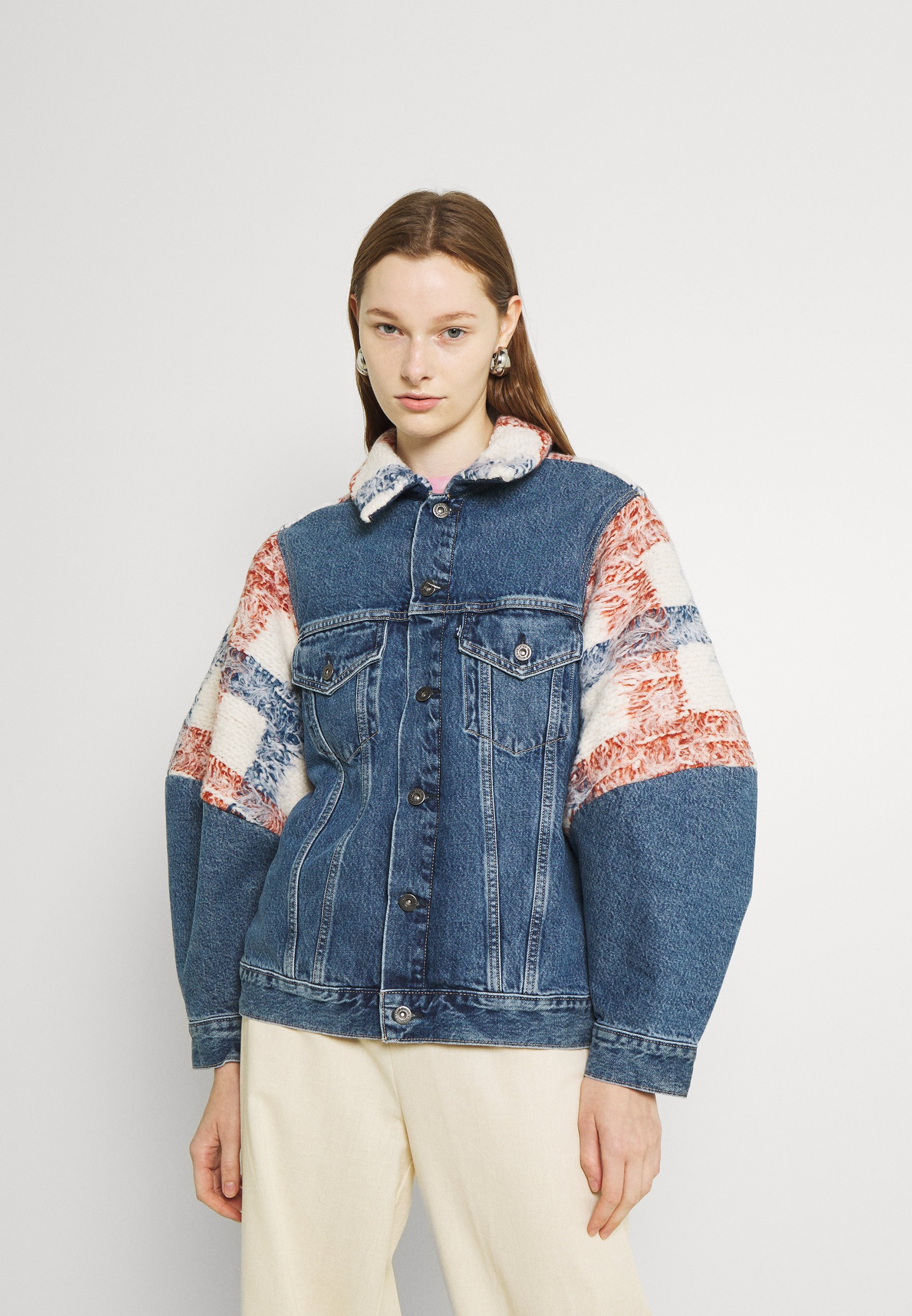 Levi's® Made \u0026 Crafted WEDGE SLEEVE TRUCKER - Giacca di jeans - blue/blu  denim - Zalando.it