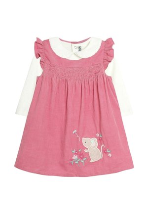 JoJo Maman Bébé MOUSE APPLIQUÉ SET REGULAR FIT - Body - pink