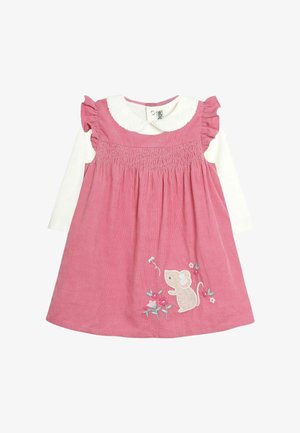 JoJo Maman Bébé MOUSE APPLIQUÉ SET REGULAR FIT - Body - pink