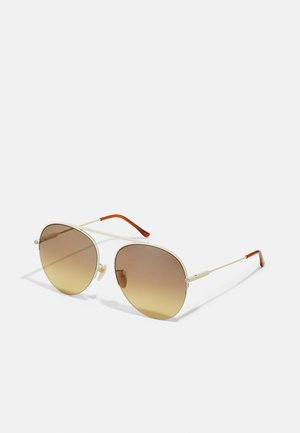 ROUND/OVAL/PANTHOS - Sonnenbrille - ivory/brown