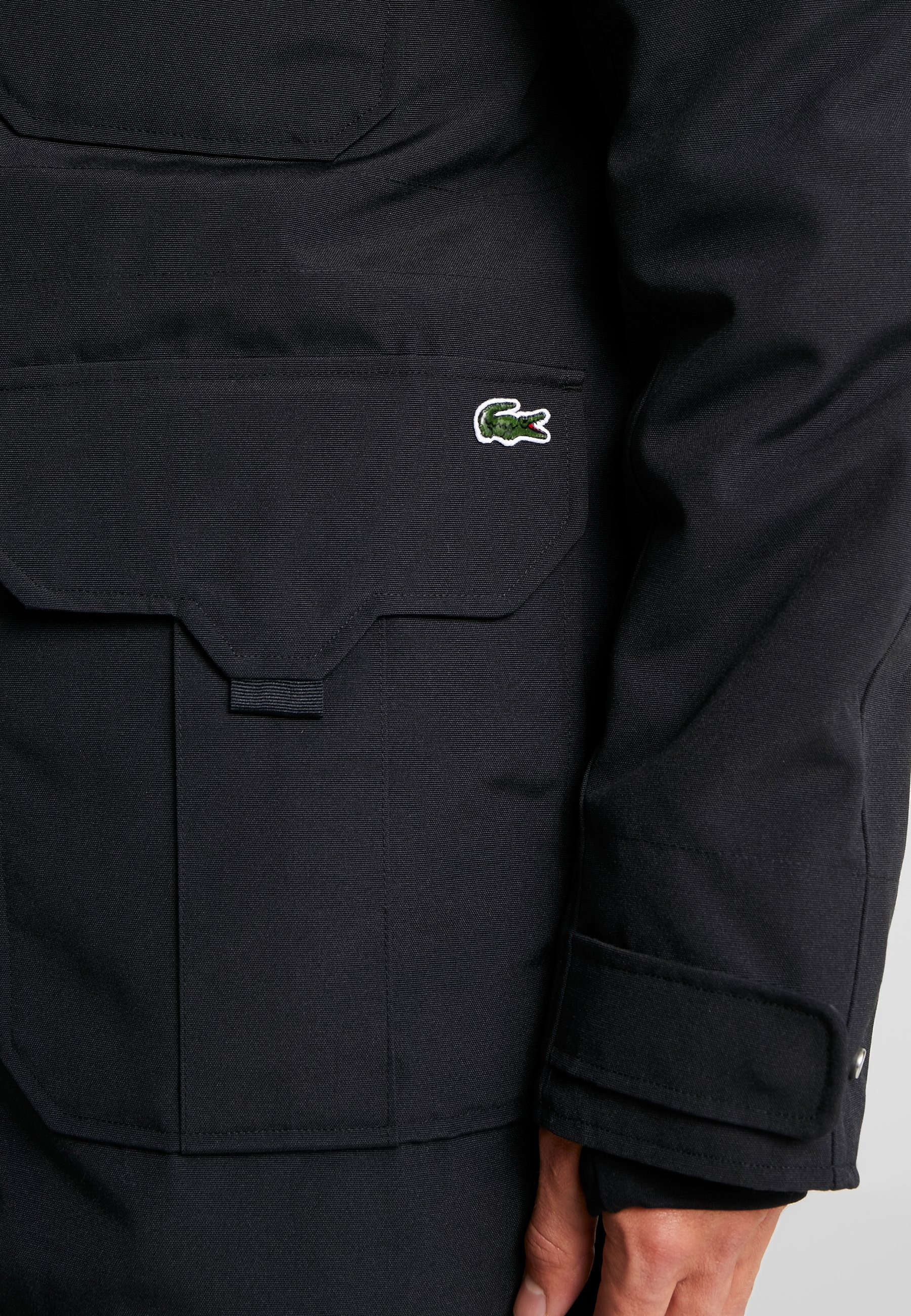lacoste parka homme