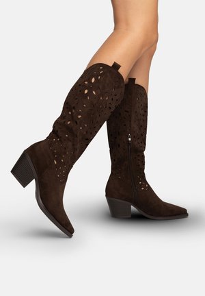 Cowboy-/Bikerlaarzen - braun