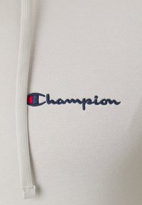 Champion ICONS FULL ZIP HOODIE SMALL LOGO - Cipzáras pulóver - beige