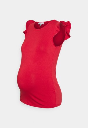 AURORE - T-shirt estampada - brick colour