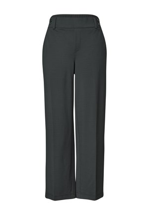 Street One, WIDE LEG HOSE MIT KNOPFDETAILS - Pantalon classique - mossbound green