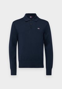 SLIM ESSENTIAL SWEATER - Långärmad tröja - dark night navy