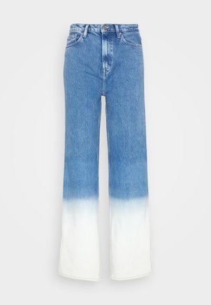 Tommy Jeans, CLAIRE   WIDE, niebieski denim