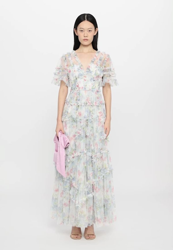 HYDRANGEA RUFFLE ANKLE GOWN - Occasion wear4