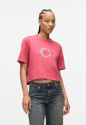 ECLIPSE LOGO BOXY - T-shirts print - slate rose