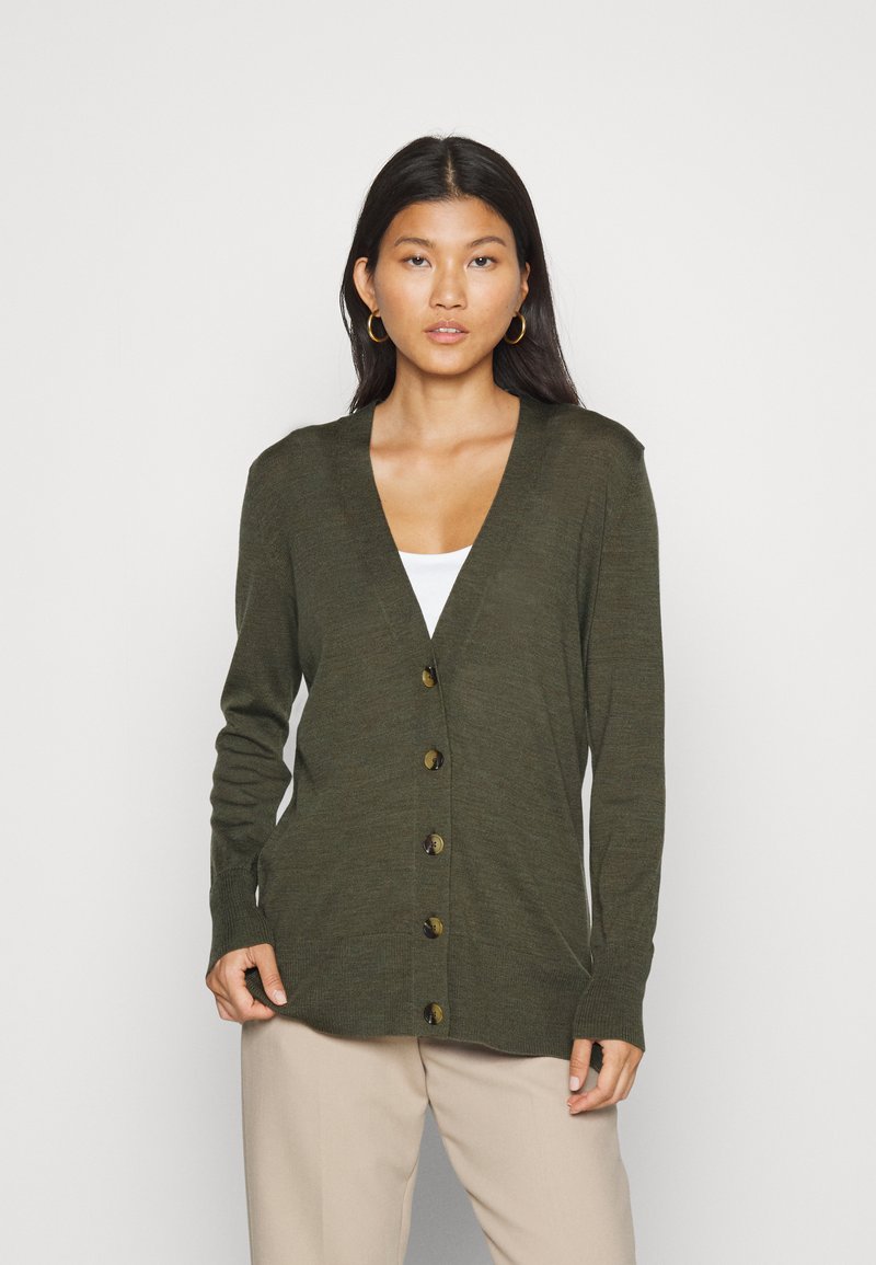 GAP CARDI LONG Cardigan army jacket green/olive Zalando.ie