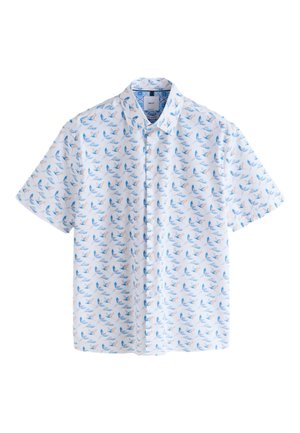 Next, REGULAR FIT - SHORT SLEEVE SHIRT  . - Pluus - white parrot