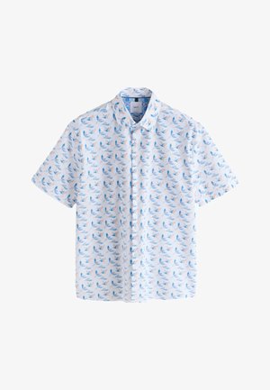 Next, REGULAR FIT - SHORT SLEEVE SHIRT . - Shirt - white parrot