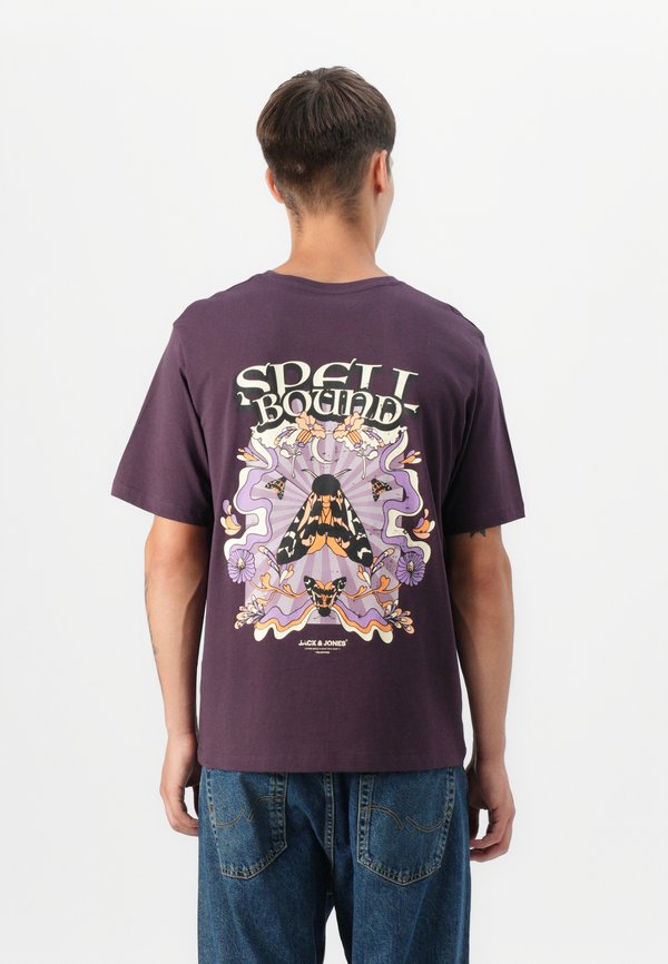 JJKOJI TEE CREW NECK - T-Shirt print - plum perfect