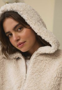 Next FULL ZIP JACKET - Jachetă din fleece - ecru