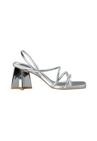 Riemensandalette - plateado