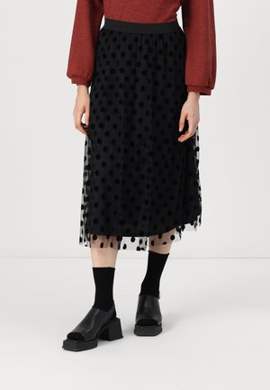 VILUCIA  - A-line skjørt - black