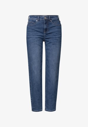 Street One, HIGH-RISE BARREL LEG JEANS IN A LOOSE FIT - Jeans Slim Fit - medium blue washed