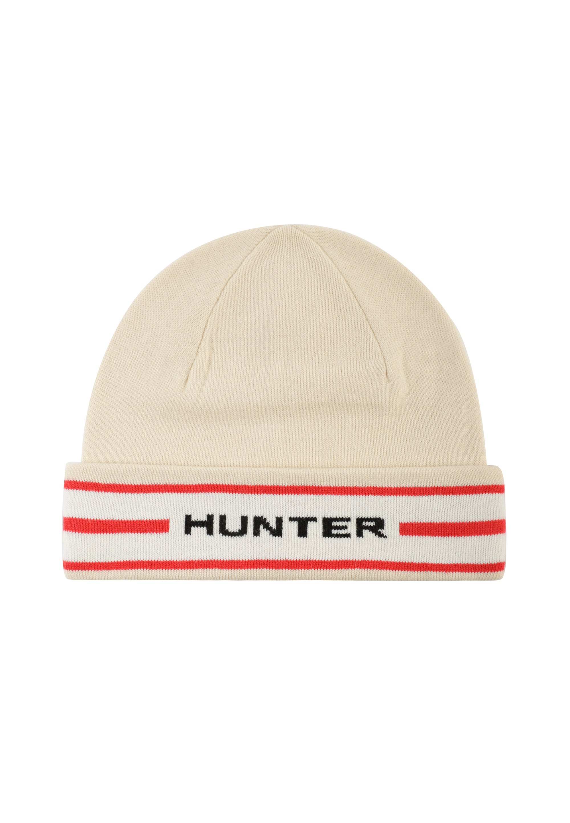 Hunter ORIGINAL BRANDED CUFF Beanie open white/beige Zalando