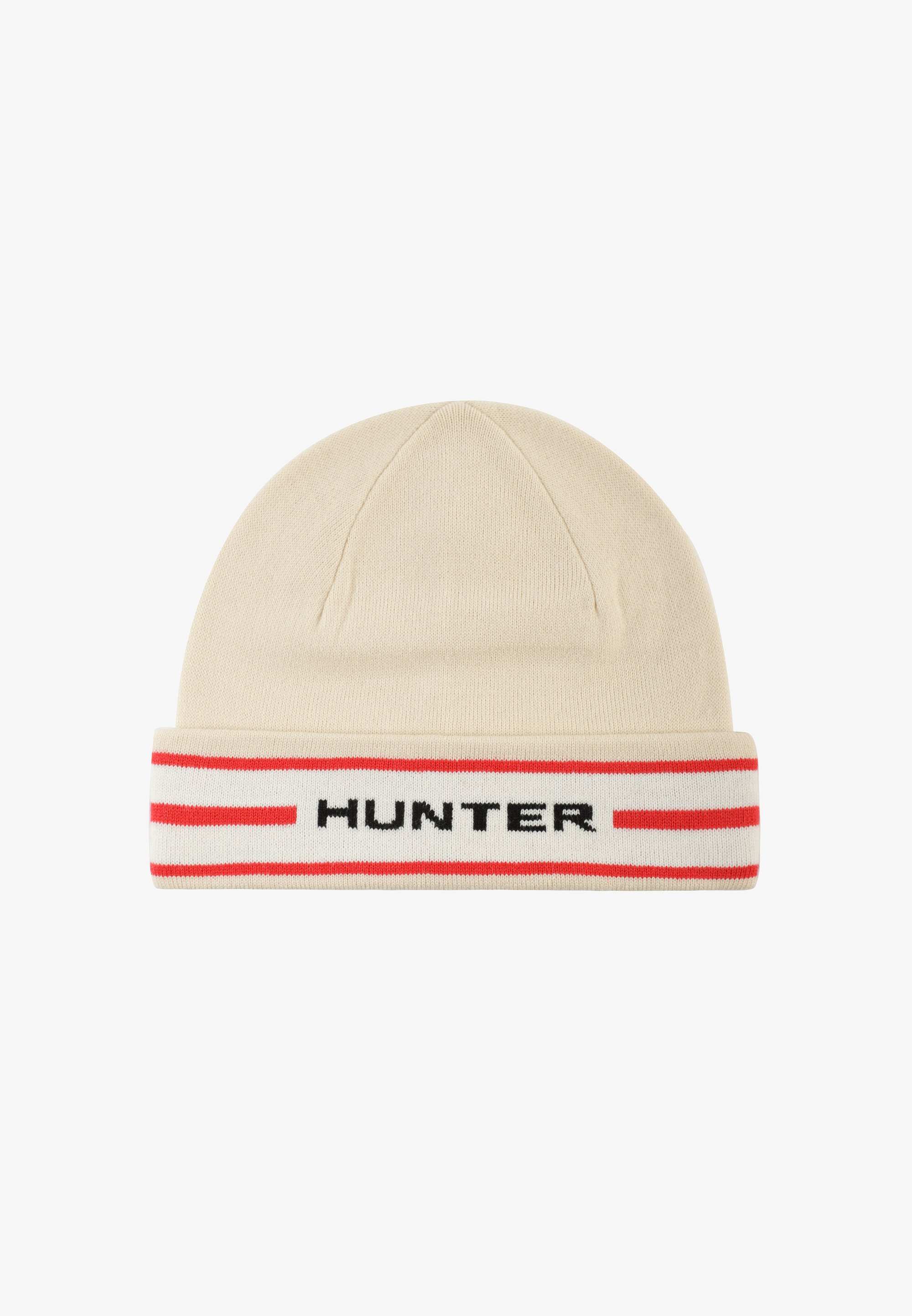 Hunter ORIGINAL BRANDED CUFF Beanie open white/beige Zalando