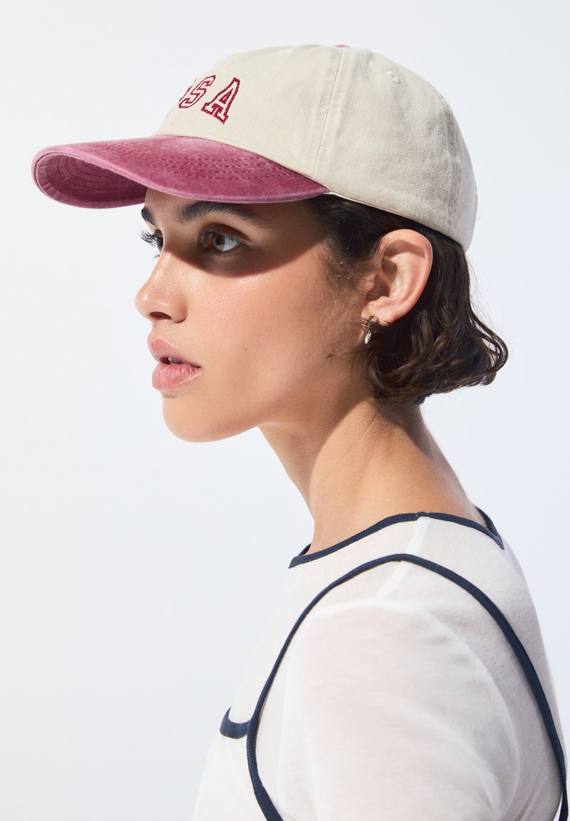 PULL&BEAR USA - Kapa - dark red